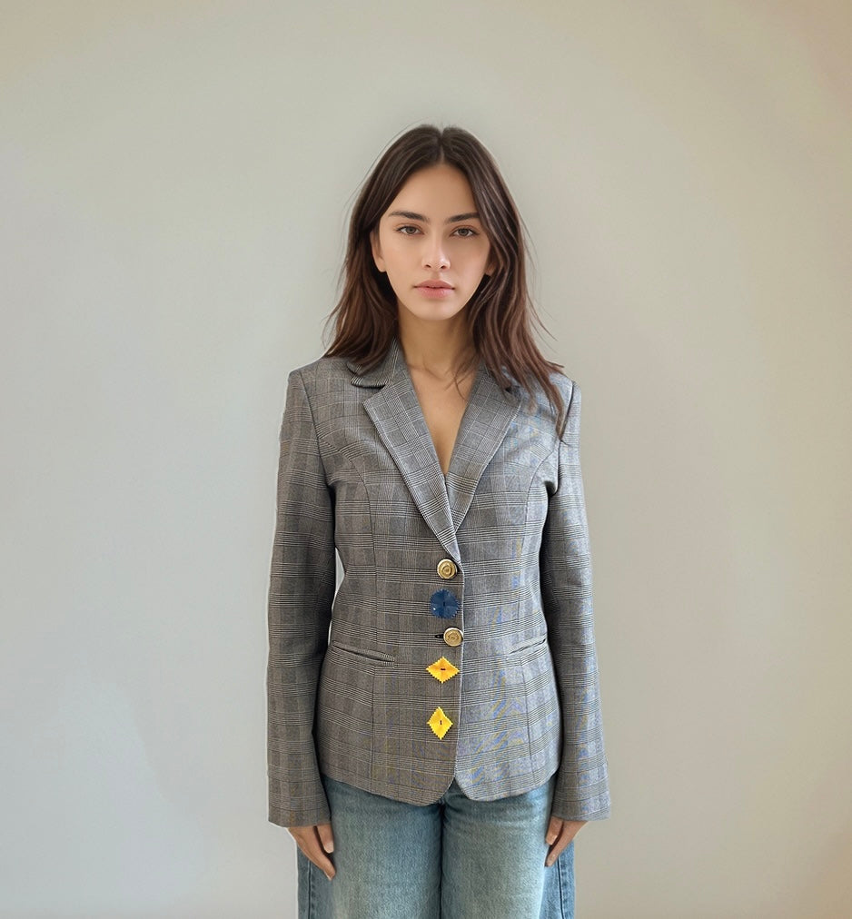 Artsy Grid Jacket