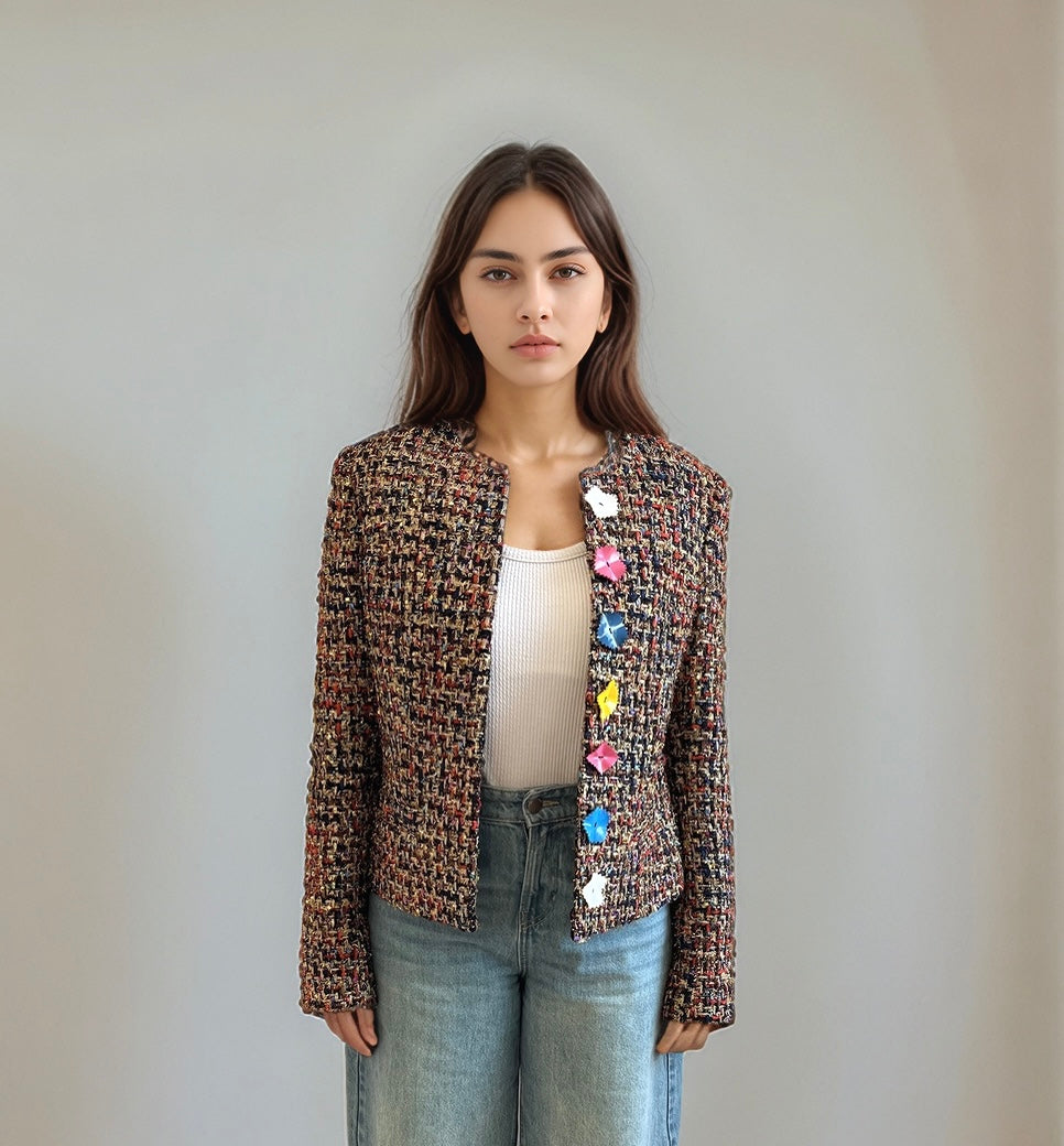 Artistic Tweed Jacket